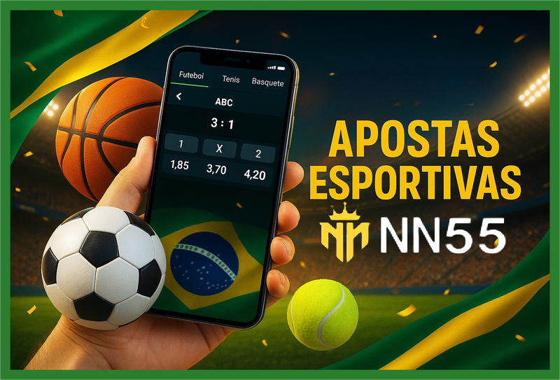 Aposte em apostas esportivas no cassino online NN55BET